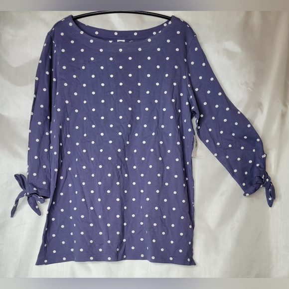 COPY - Old Navy polka dot tunic, 3/4 sleeves - Picture 1 of 7
